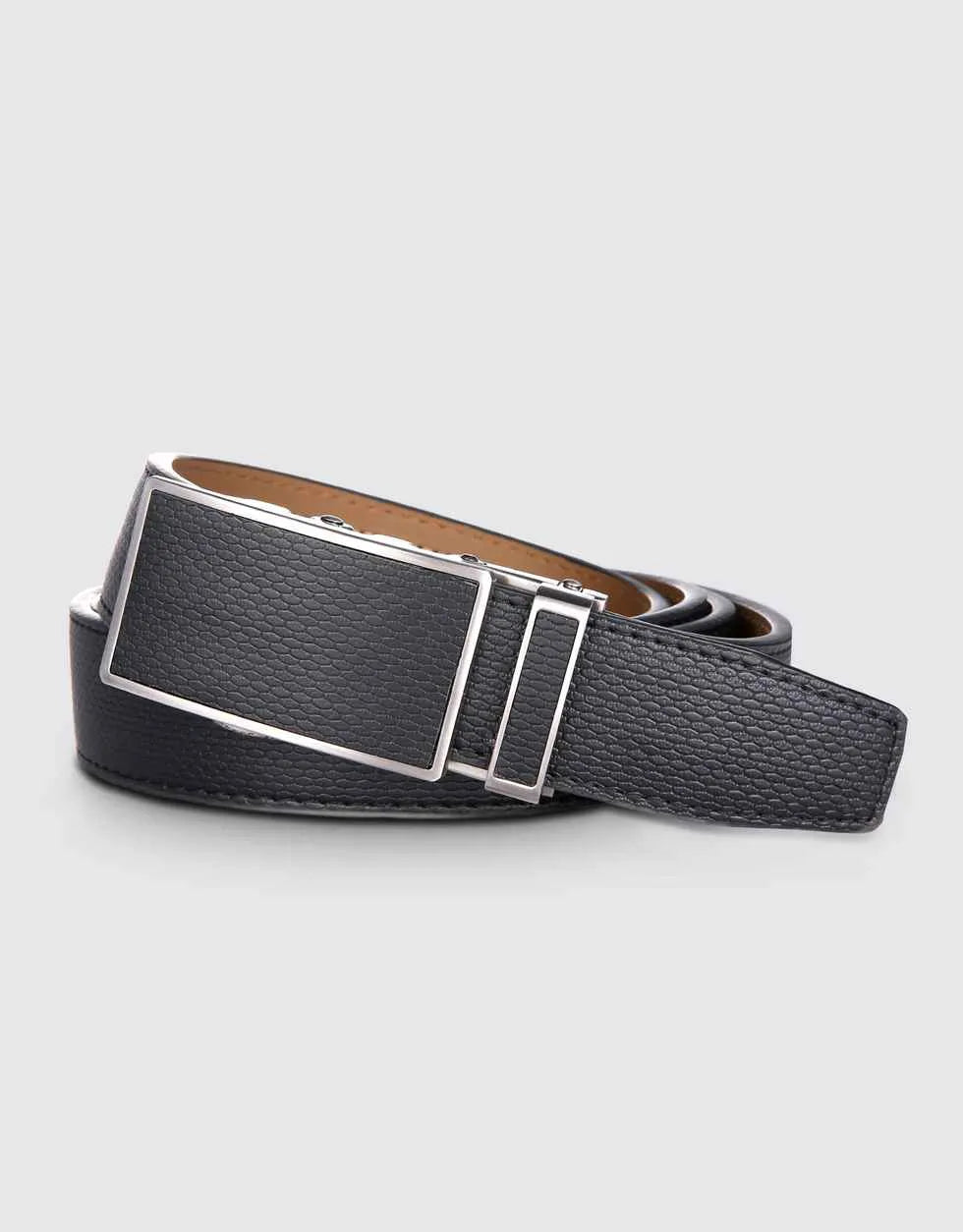 Netted Crafted Leather Ratchet Belt