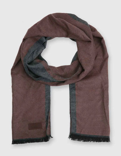 Men's Cashmere Feel, 100% Cotton Fashion Winter Scarf