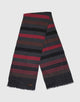Red Brown & Gray Striped