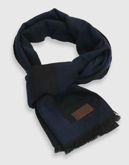 Black & Navy Checked