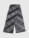 Black Gray Diagonal Plaid