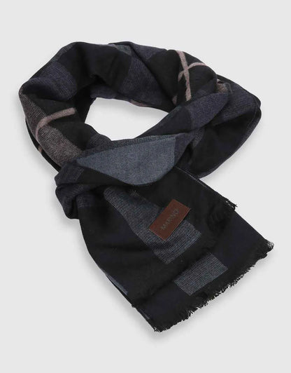 Black Gray & Blue Checked