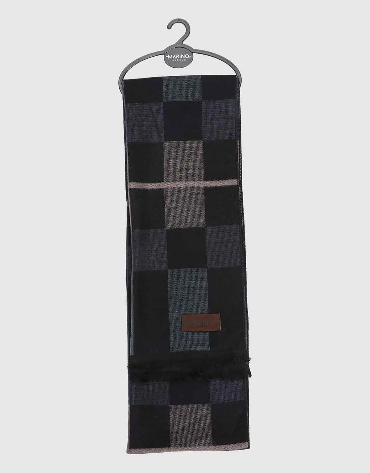 Black Gray & Blue Checked