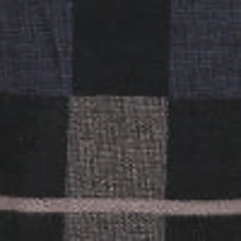 Black Gray & Blue Checked