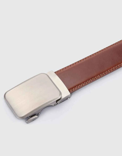 Dimensional Solid Buckle Ratchet Belt