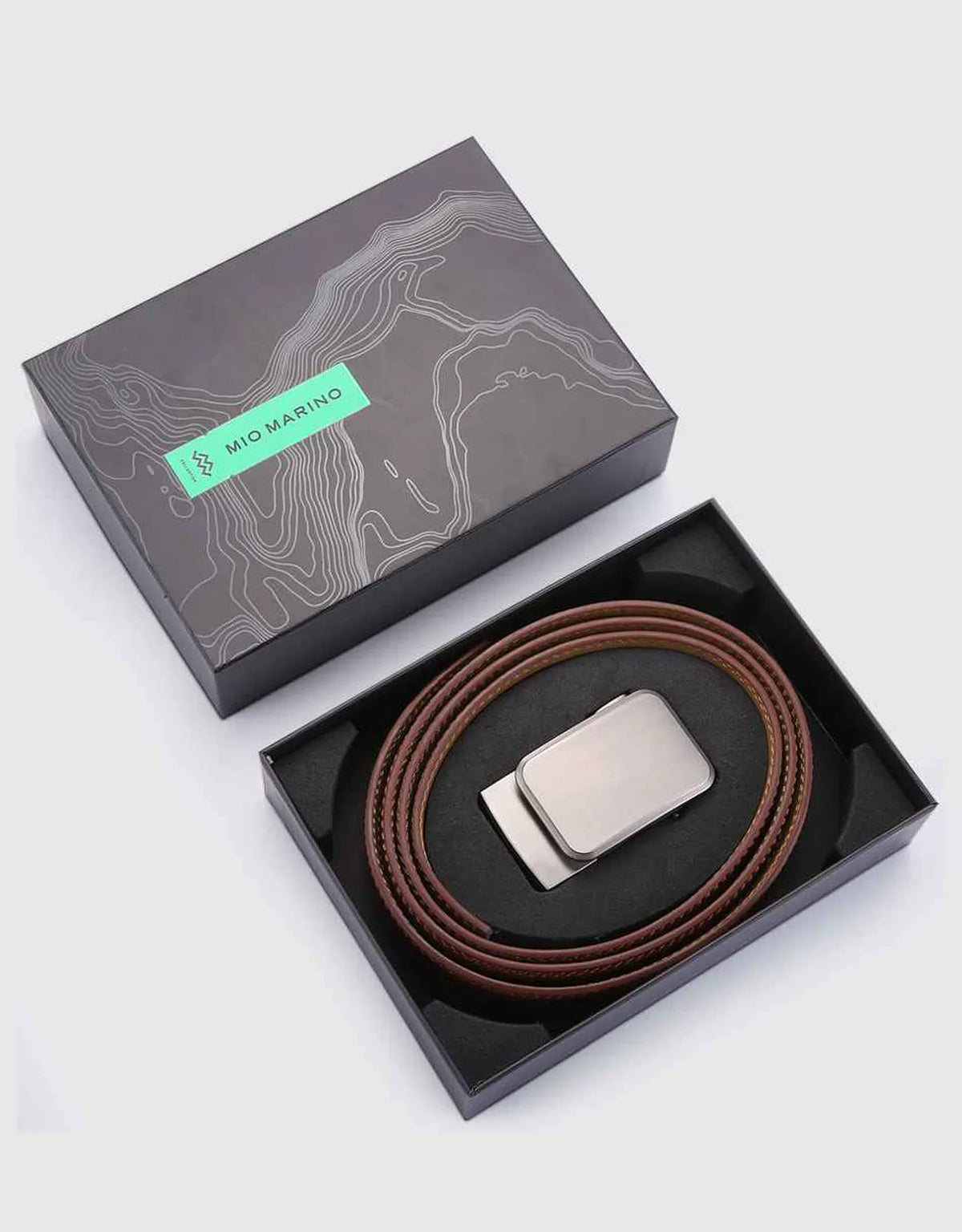 Dimensional Solid Buckle Ratchet Belt