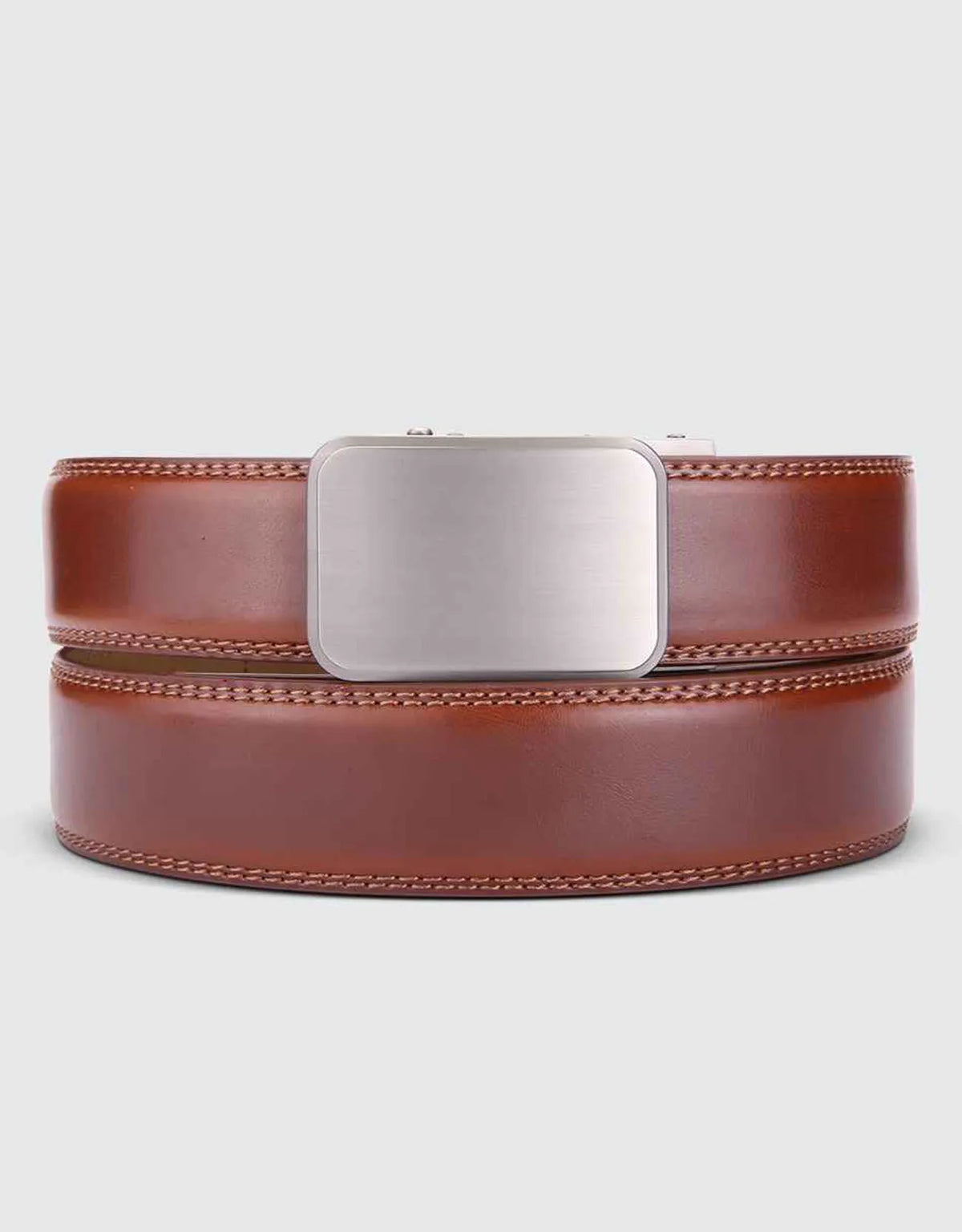 Dimensional Solid Buckle Ratchet Belt