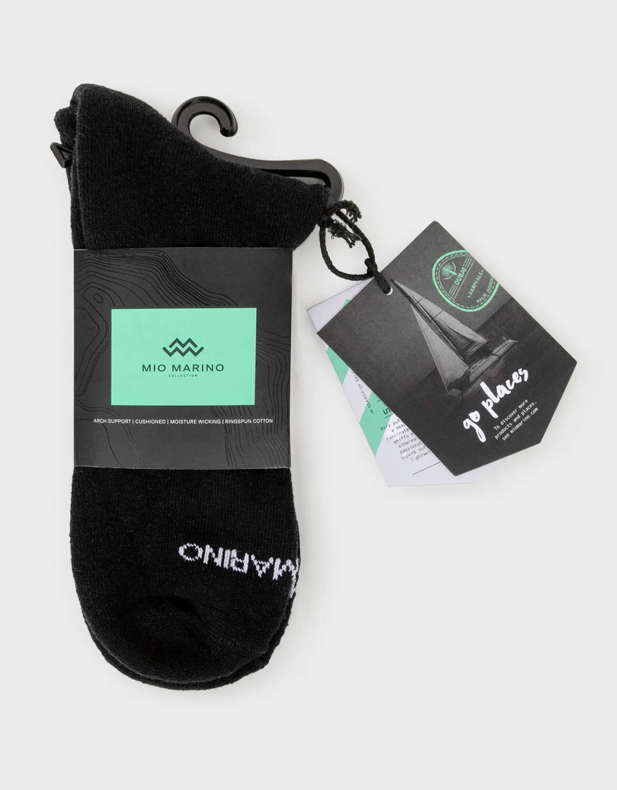 Men's Moisture Control Athletic Crew Socks - 1 pack