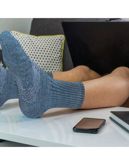 Men's Moisture Control Athletic Crew Socks - 3 pack