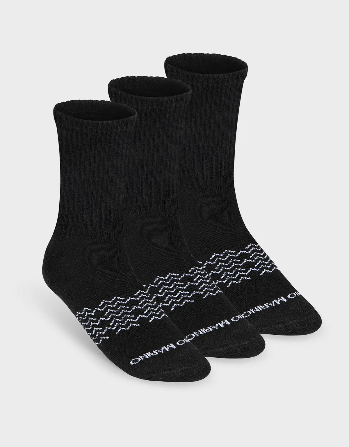 Men's Moisture Control Athletic Crew Socks - 3 pack