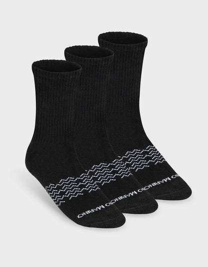 Men's Moisture Control Athletic Crew Socks - 3 pack