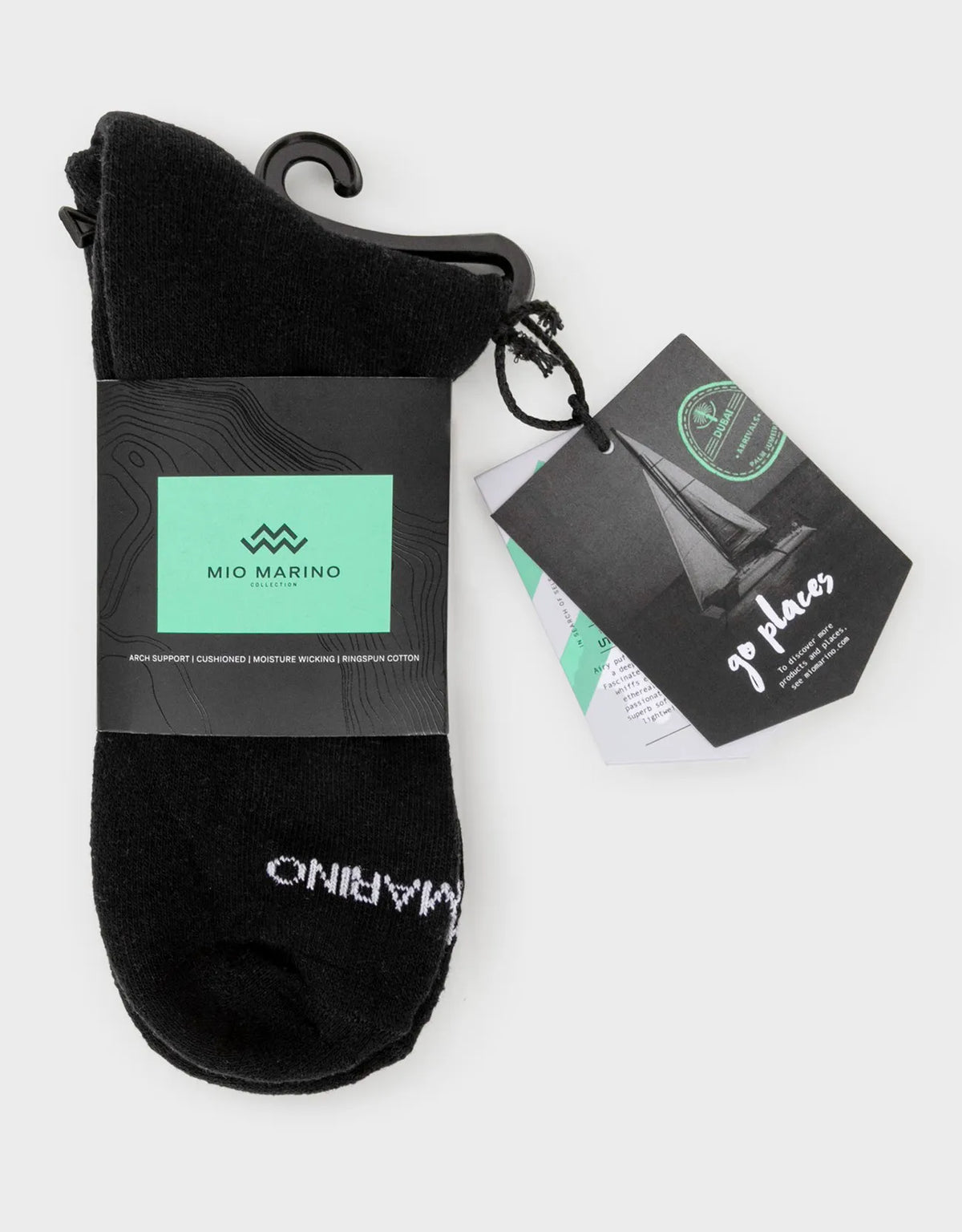 Men's Moisture Control Athletic Crew Socks - 3 pack