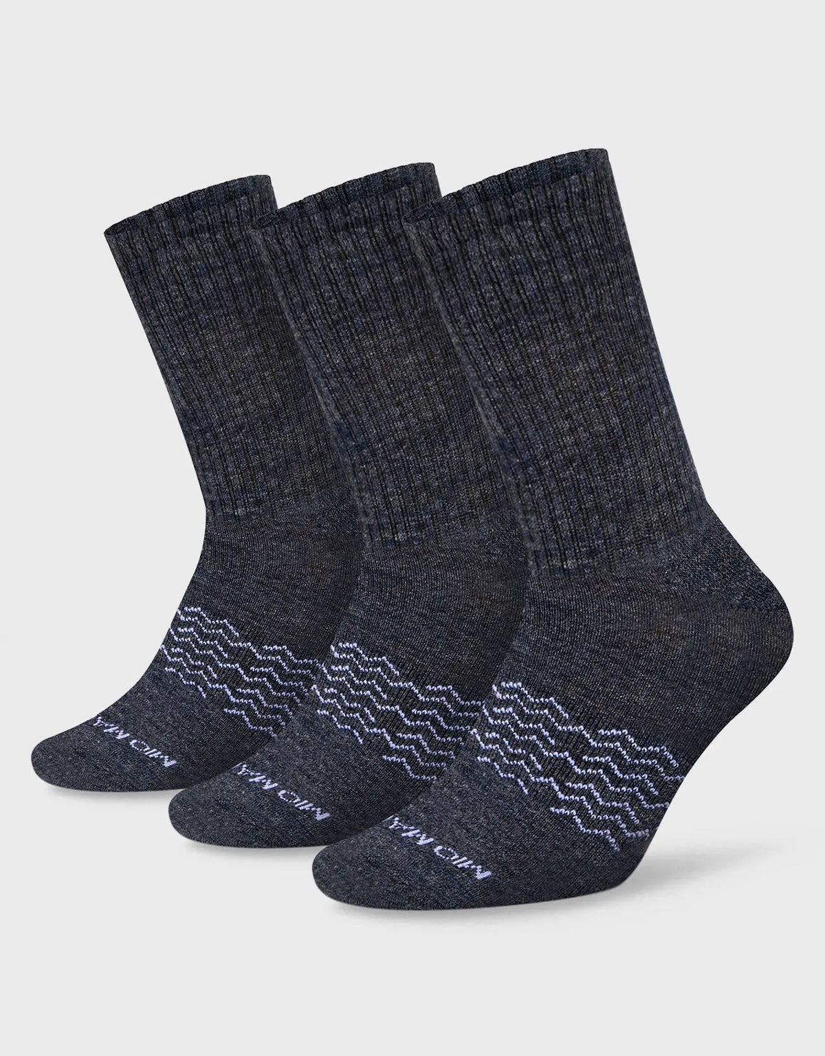 Men's Moisture Control Athletic Crew Socks - 3 pack