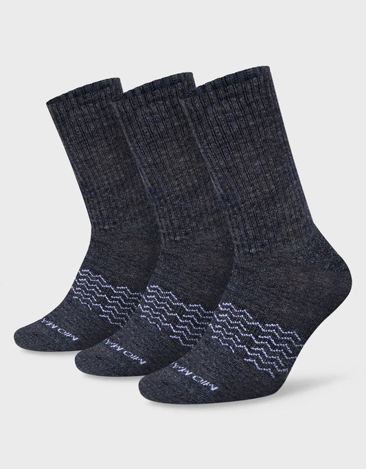 Men's Moisture Control Athletic Crew Socks - 3 pack