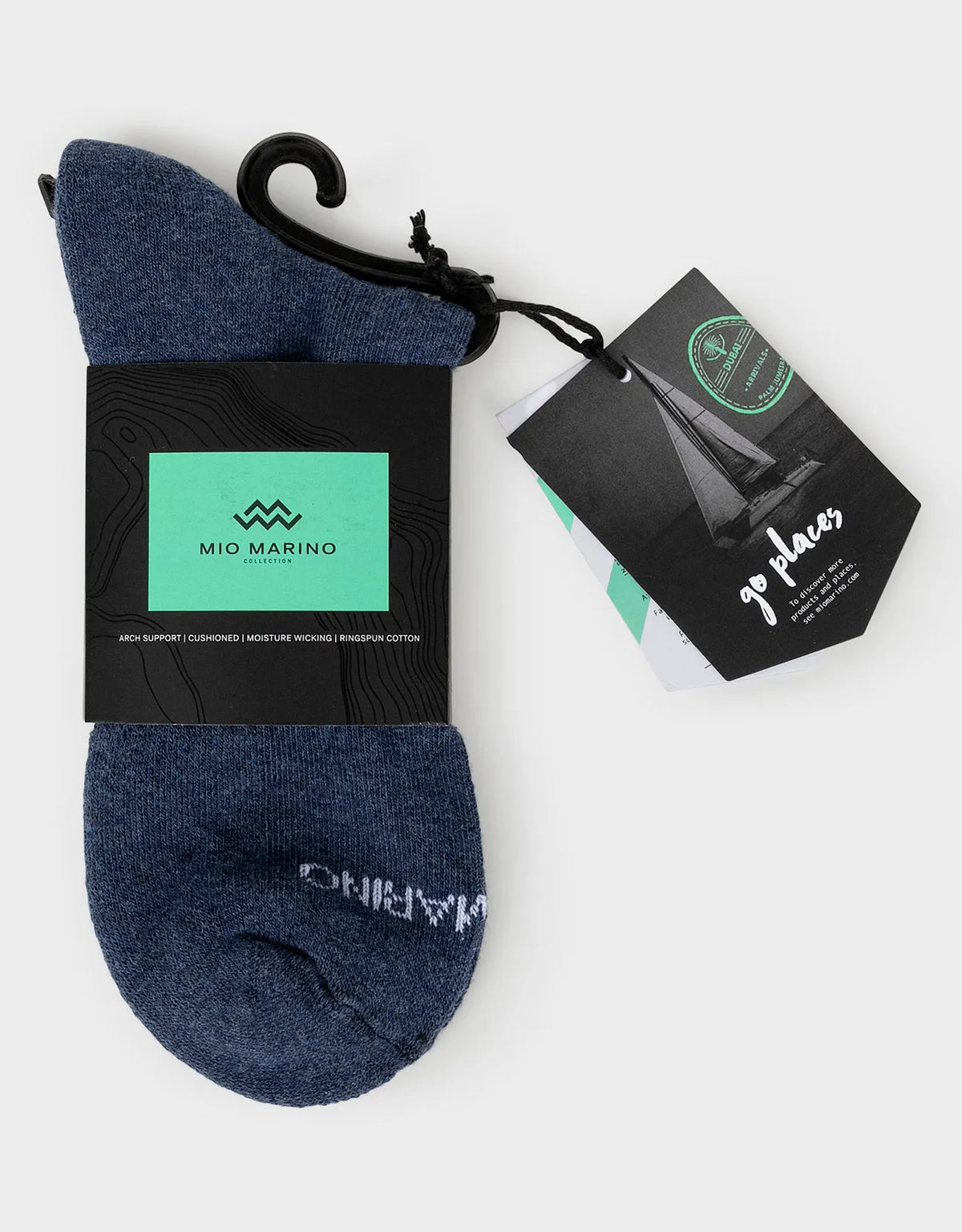 Men's Moisture Control Athletic Crew Socks - 3 pack