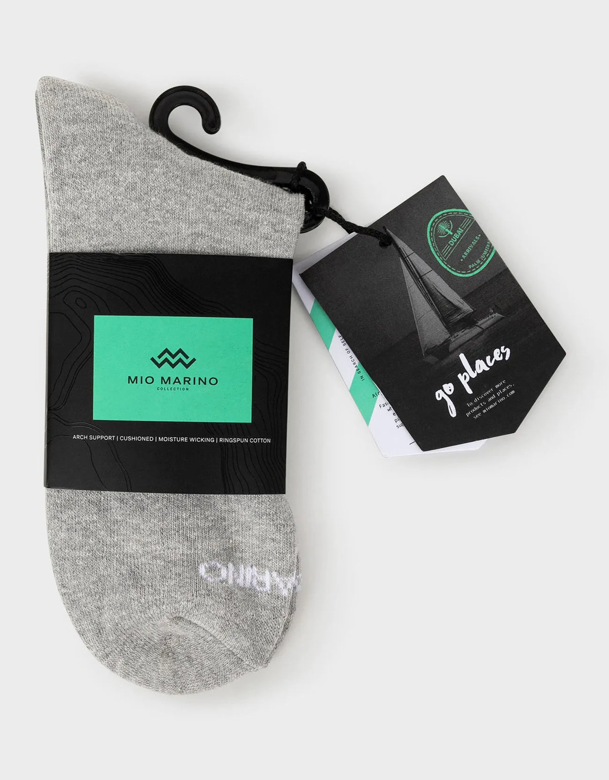 Men's Moisture Control Athletic Crew Socks - 3 pack