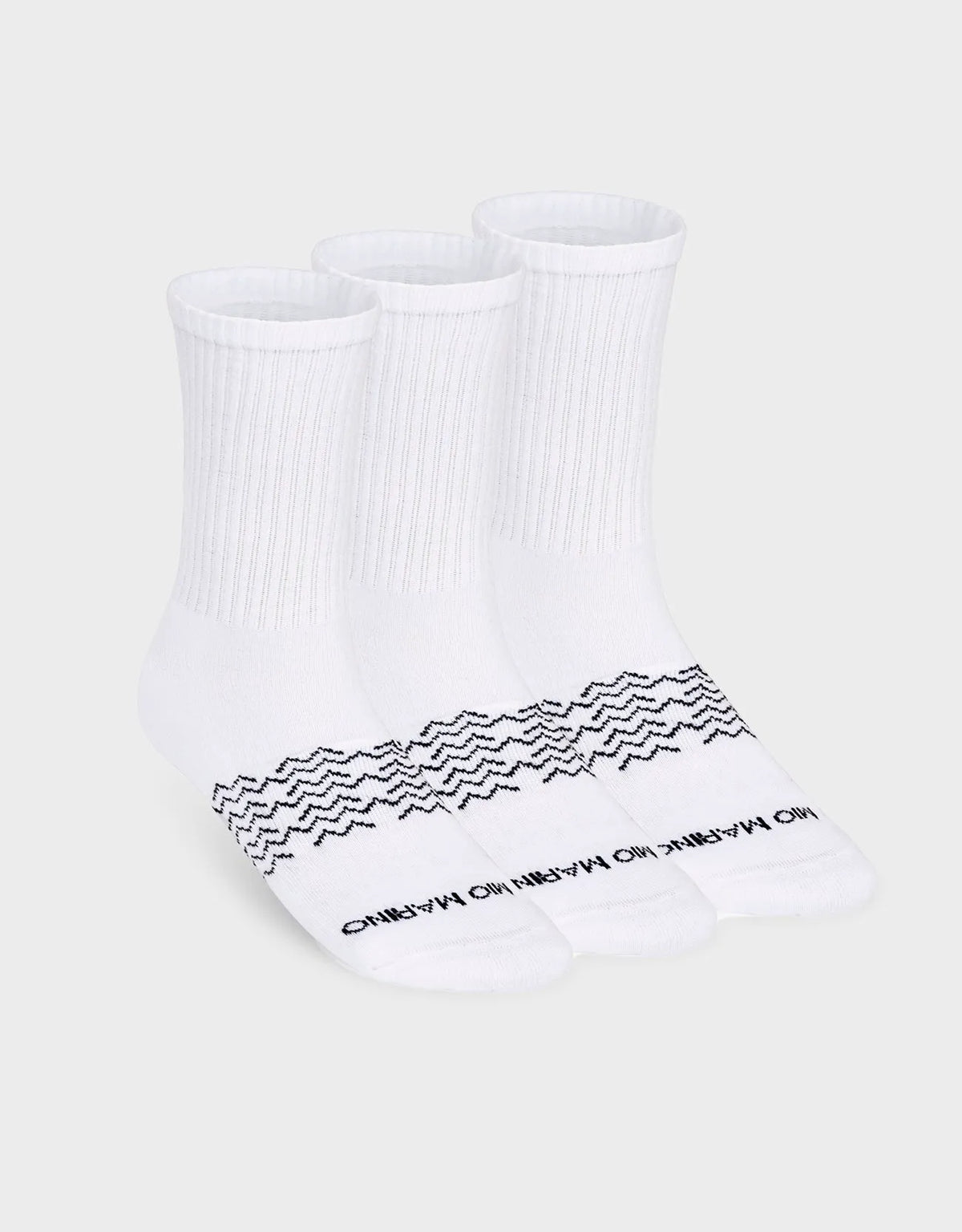 Men's Moisture Control Athletic Crew Socks - 3 pack