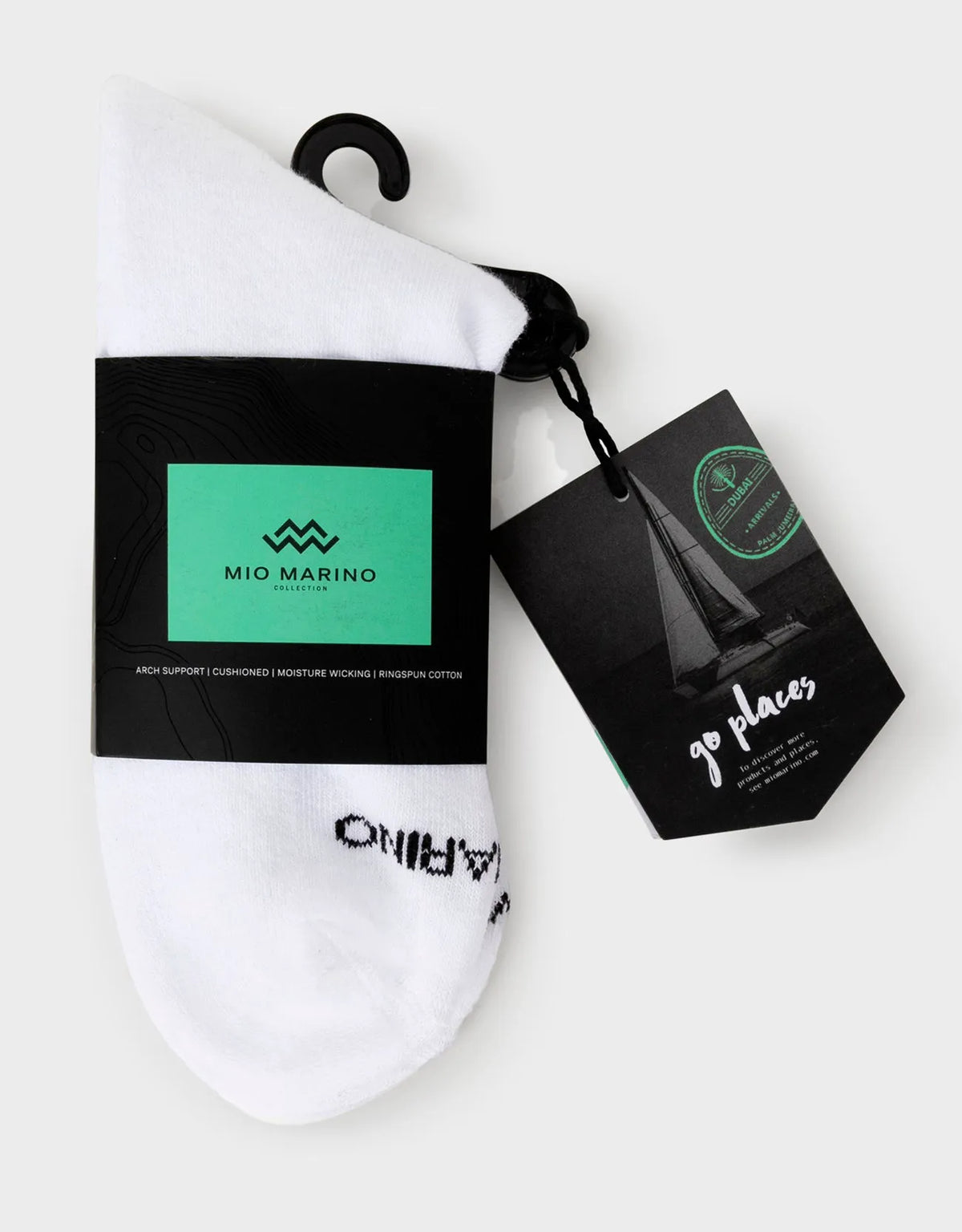 Men's Moisture Control Athletic Crew Socks - 3 pack