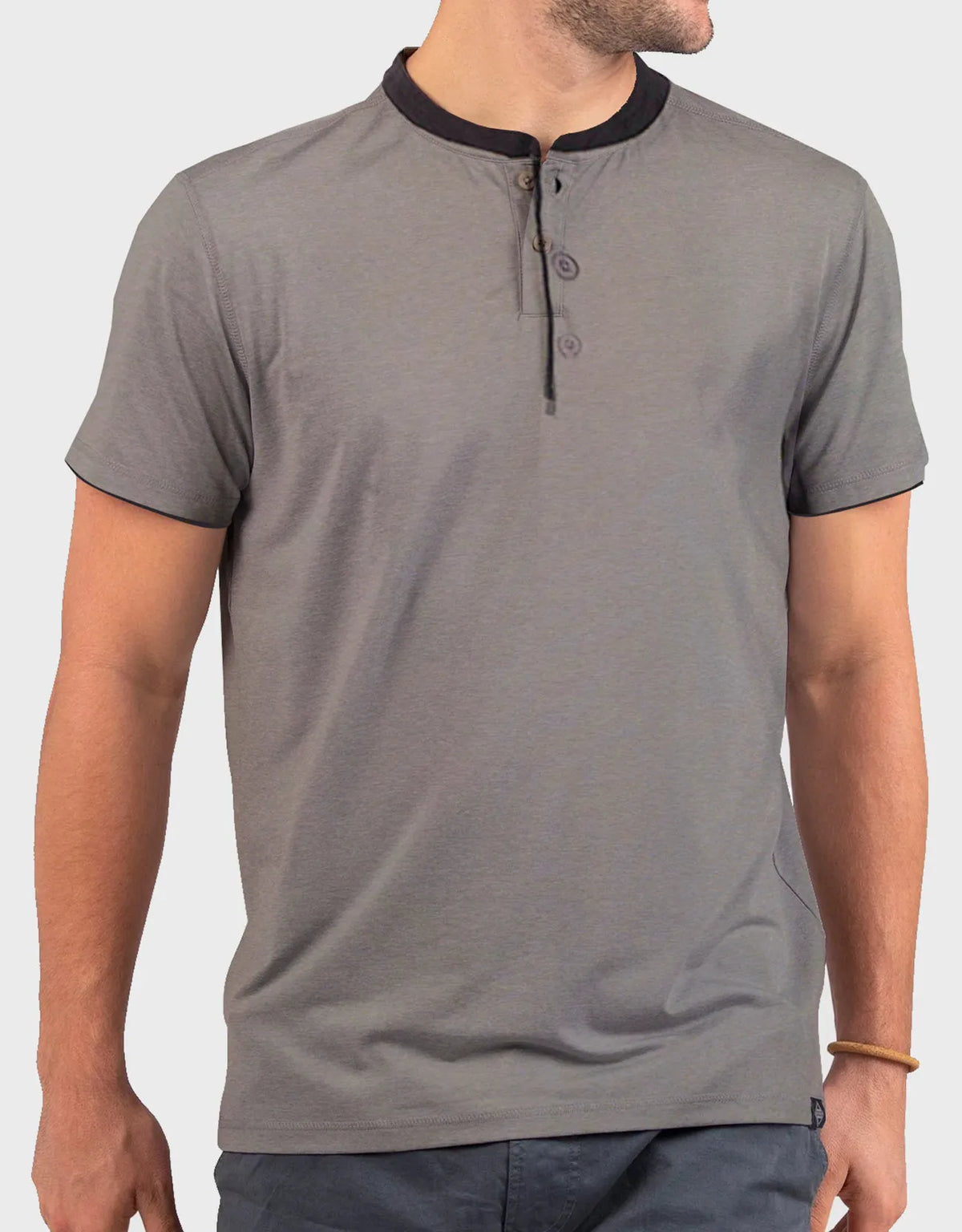 Men's Short Sleeve Henley T-Shirt