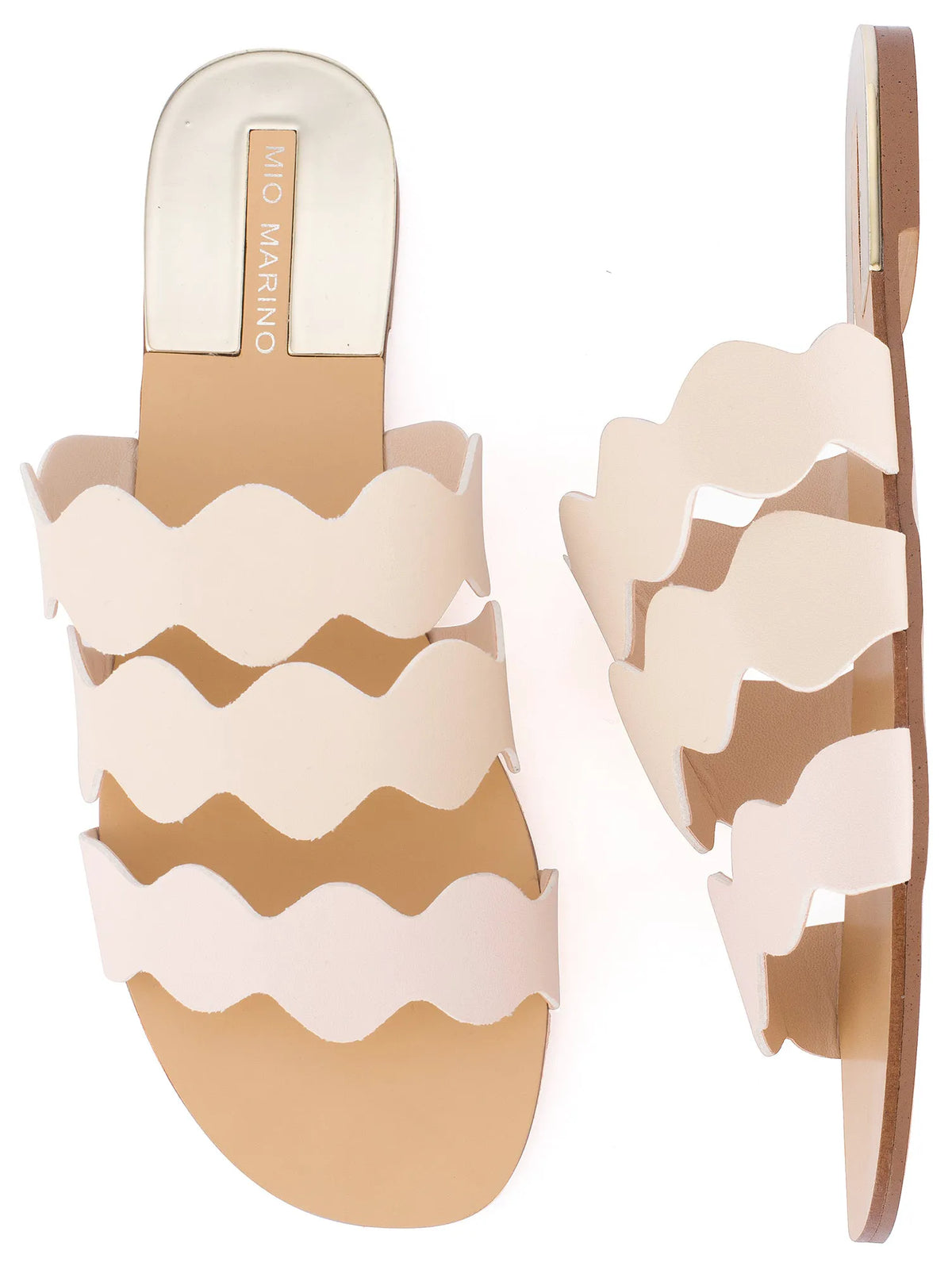 Floret Scalloped Sandal