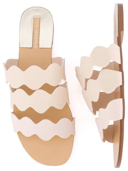 Floret Scalloped Sandal