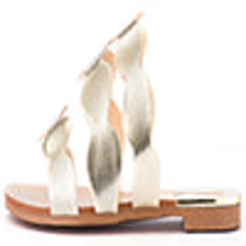Floret Scalloped Sandal