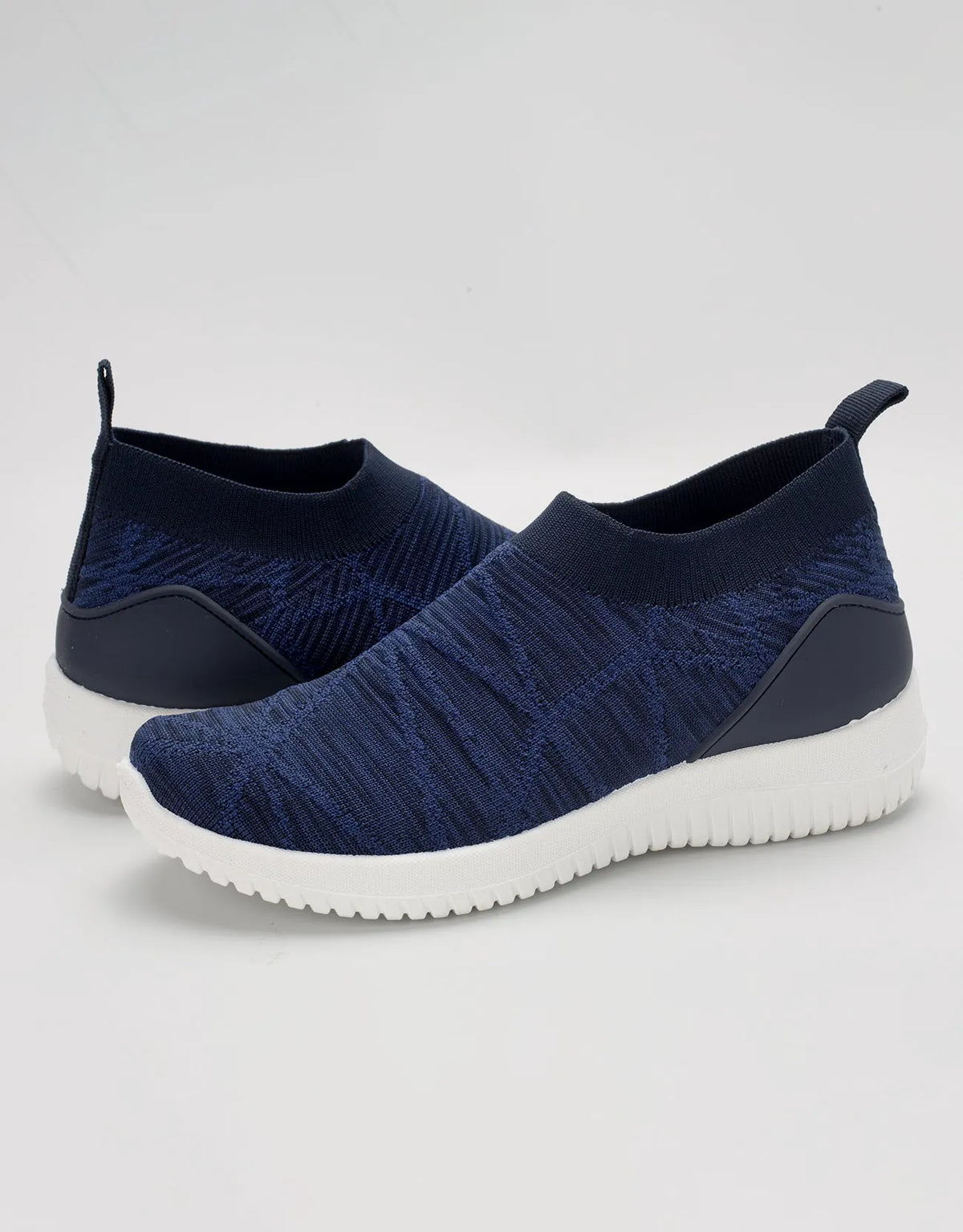 Women's Lightweight Slip-On Knit Sneakers with Breathable Mesh Upper