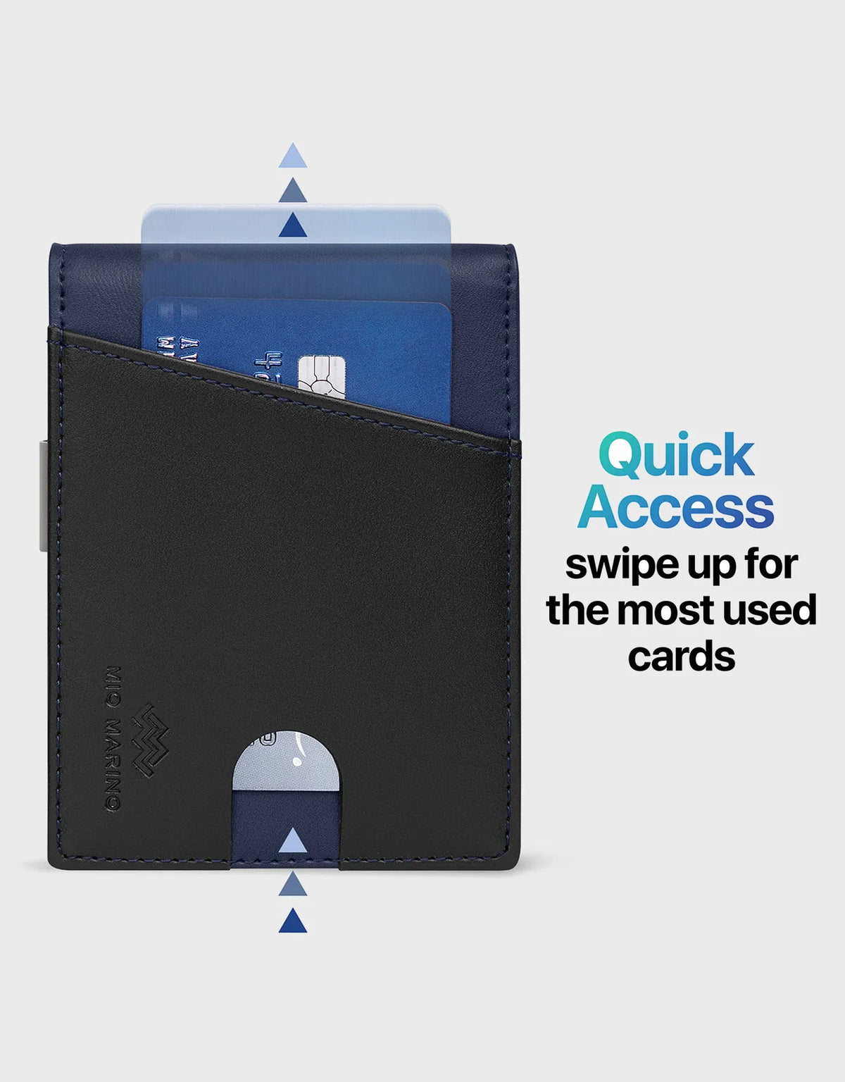 Men's Slim Bifold Wallet with Money Clip