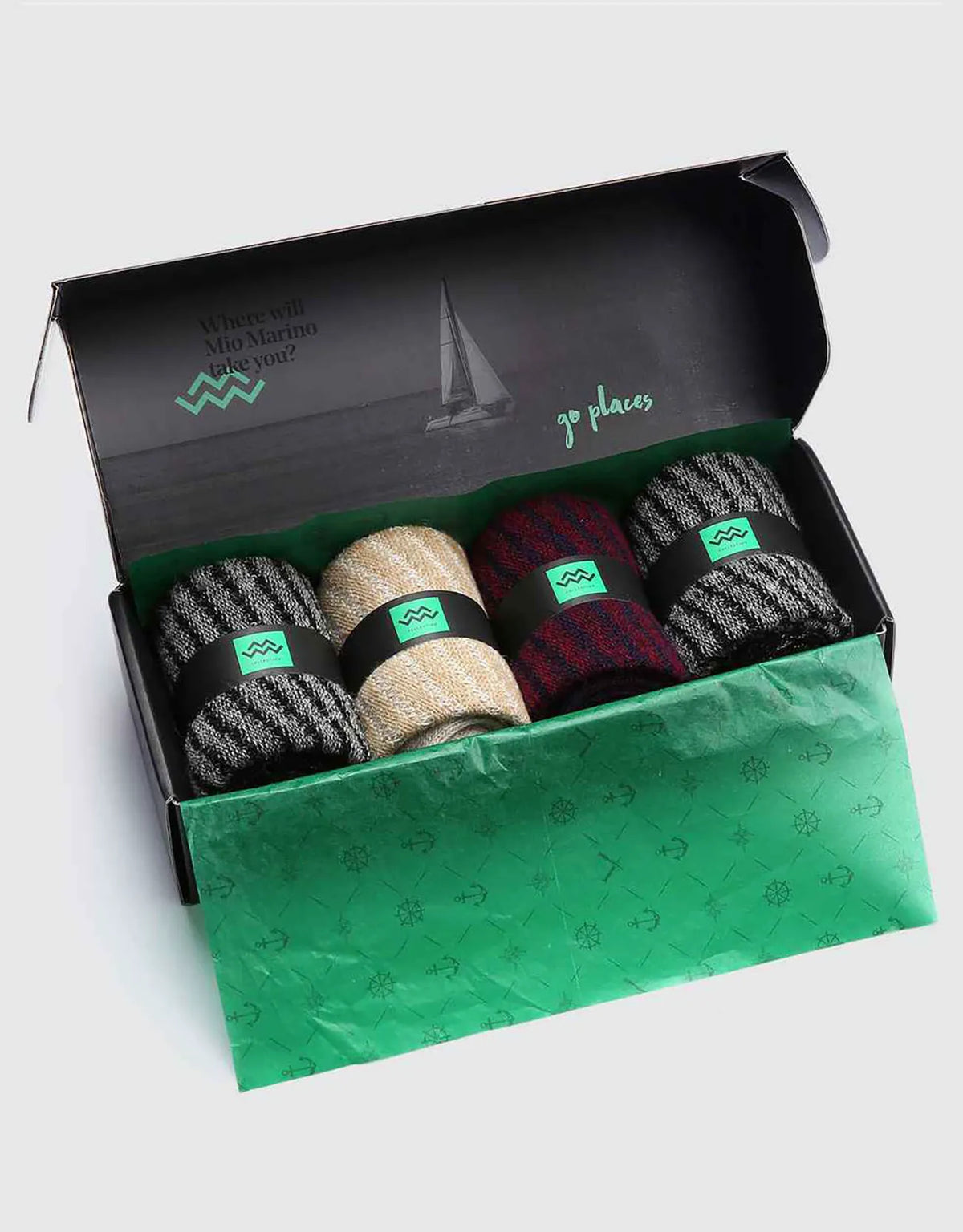 Womens Warm Wool Knitted Socks 4 Pack