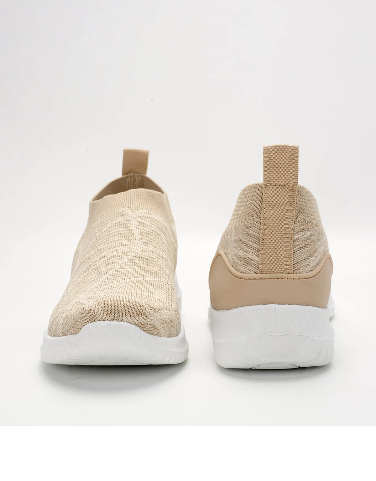 Women's Lightweight Slip-On Knit Sneakers with Breathable Mesh Upper