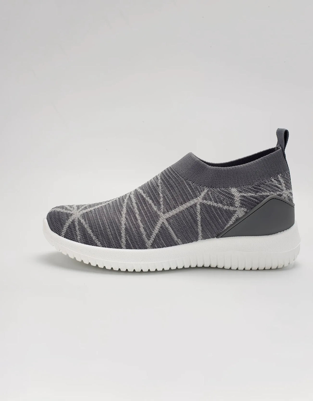 Women's Lightweight Slip-On Knit Sneakers with Breathable Mesh Upper