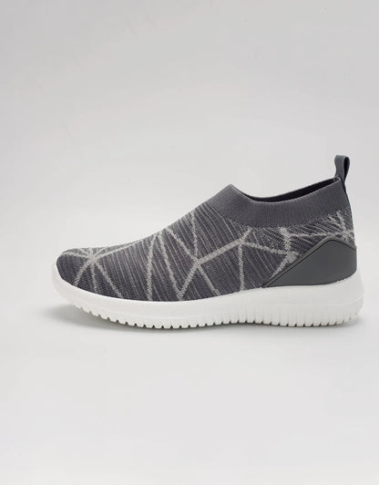 Women's Lightweight Slip-On Knit Sneakers with Breathable Mesh Upper