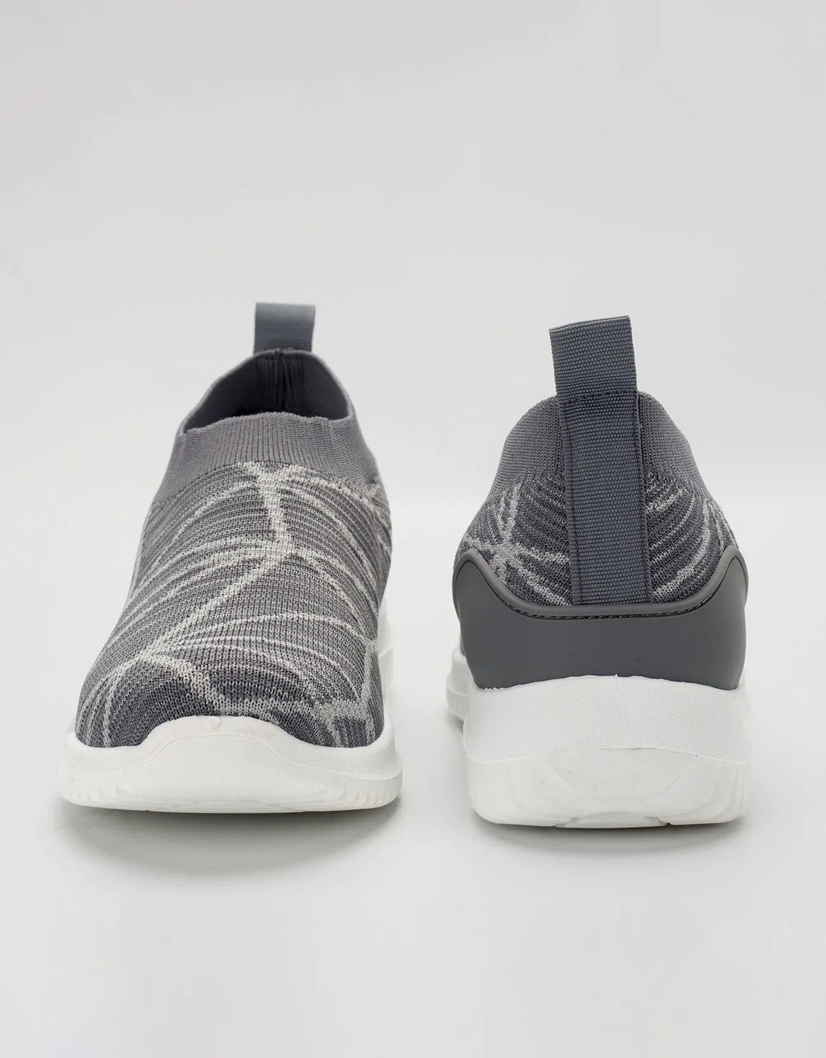 Women's Lightweight Slip-On Knit Sneakers with Breathable Mesh Upper