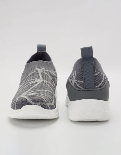 Women's Lightweight Slip-On Knit Sneakers with Breathable Mesh Upper