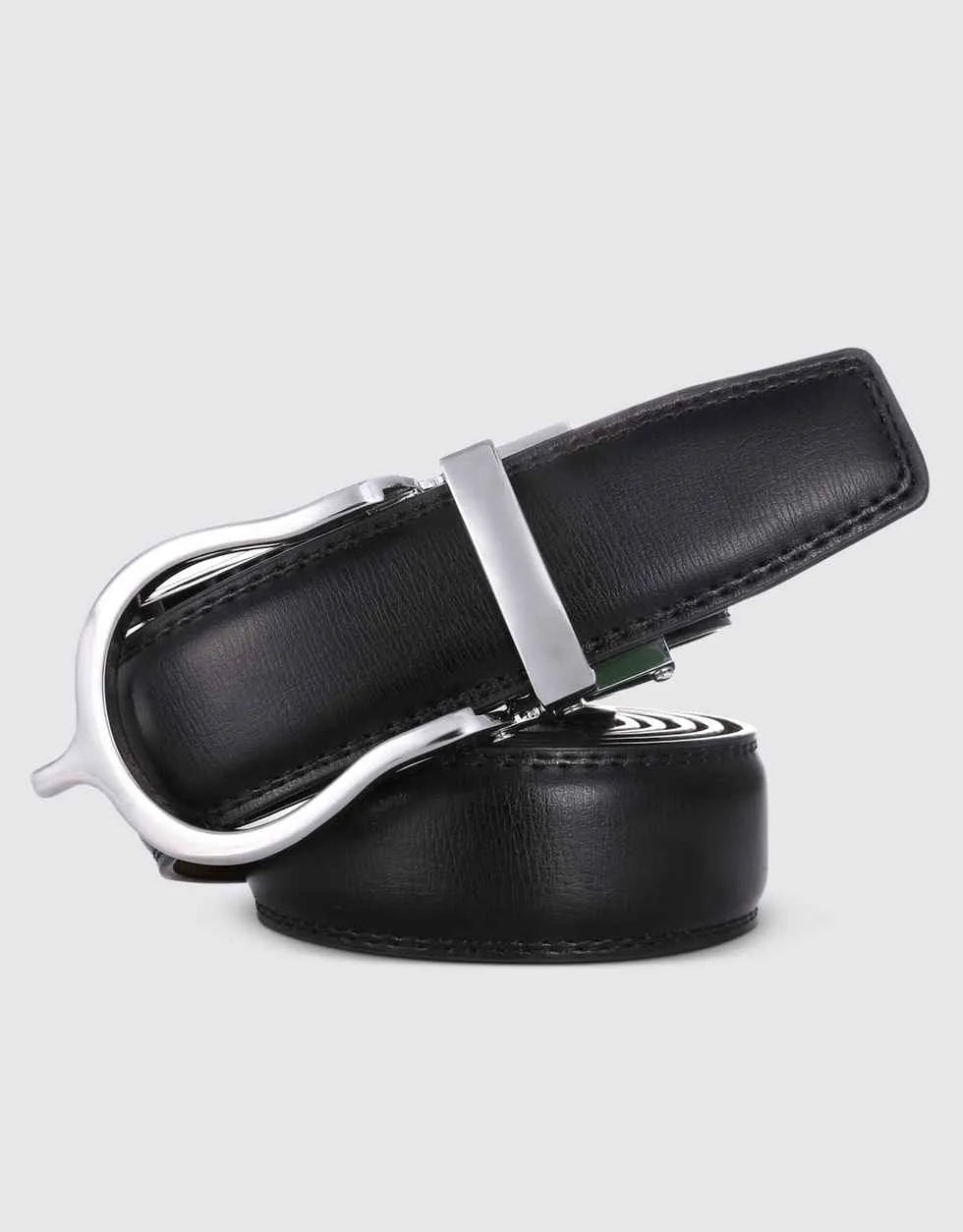 Pointed Buckle Leather Linxx Rachet Belt