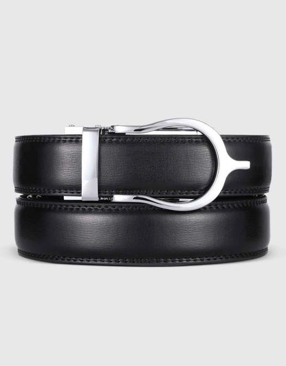 Pointed Buckle Leather Linxx Rachet Belt