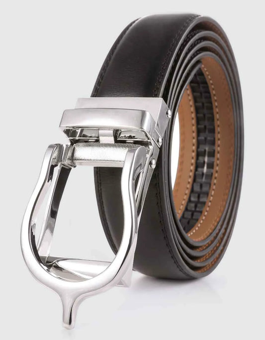 Pointed Buckle Leather Linxx Rachet Belt