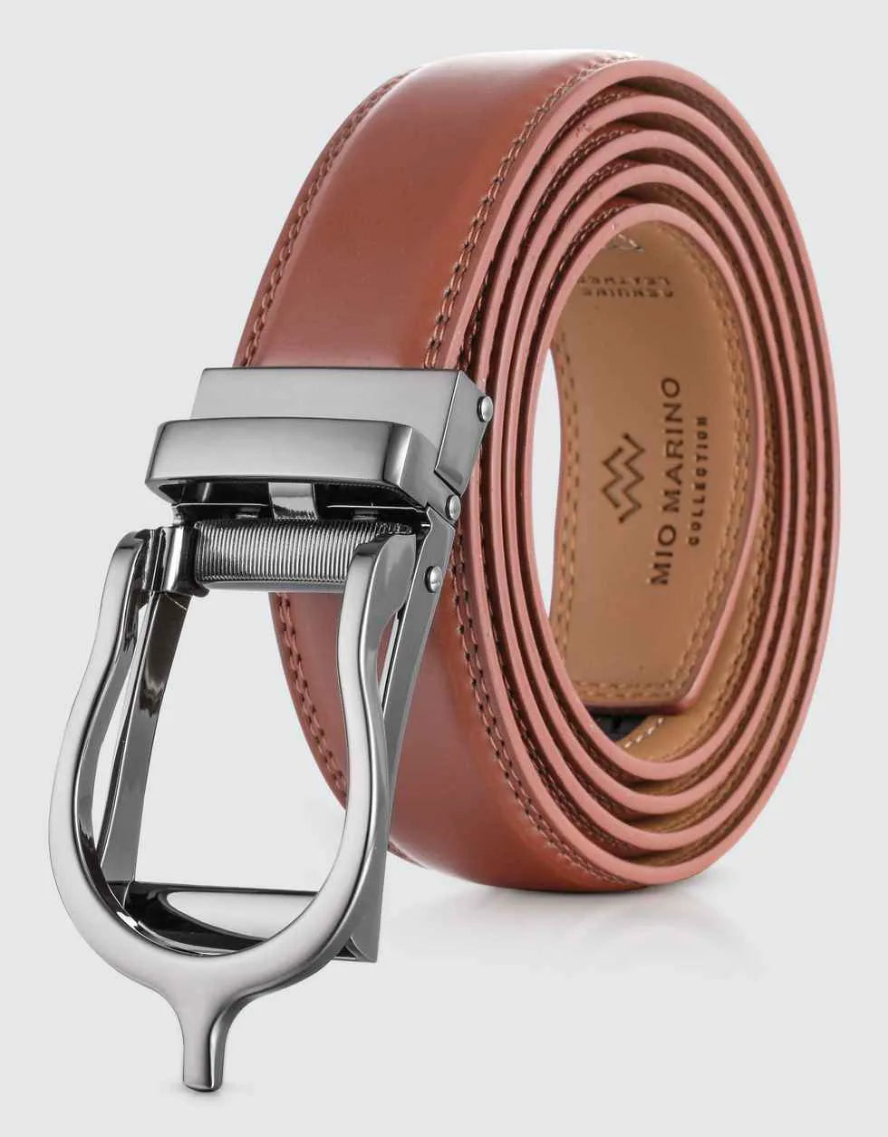 Pointed Buckle Leather Linxx Rachet Belt