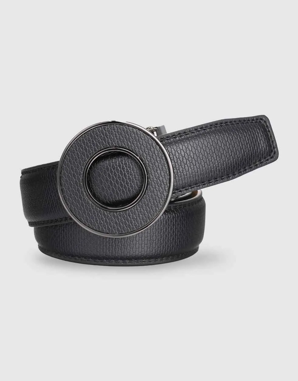 Spheroid Leather Ratchet Belt