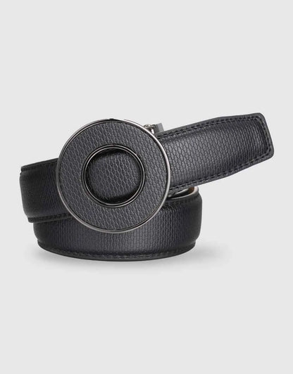 Spheroid Leather Ratchet Belt