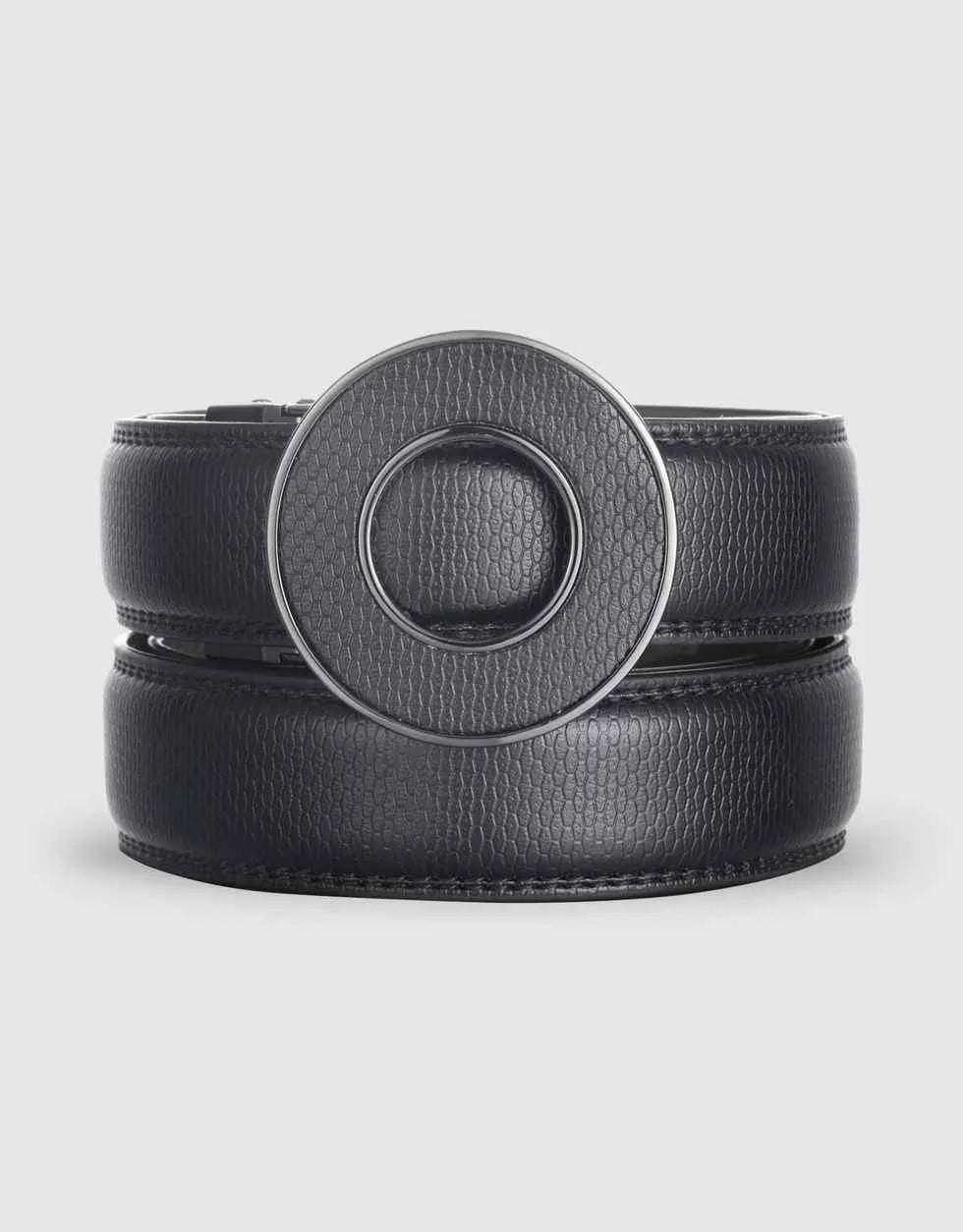 Spheroid Leather Ratchet Belt