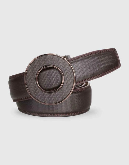 Spheroid Leather Ratchet Belt