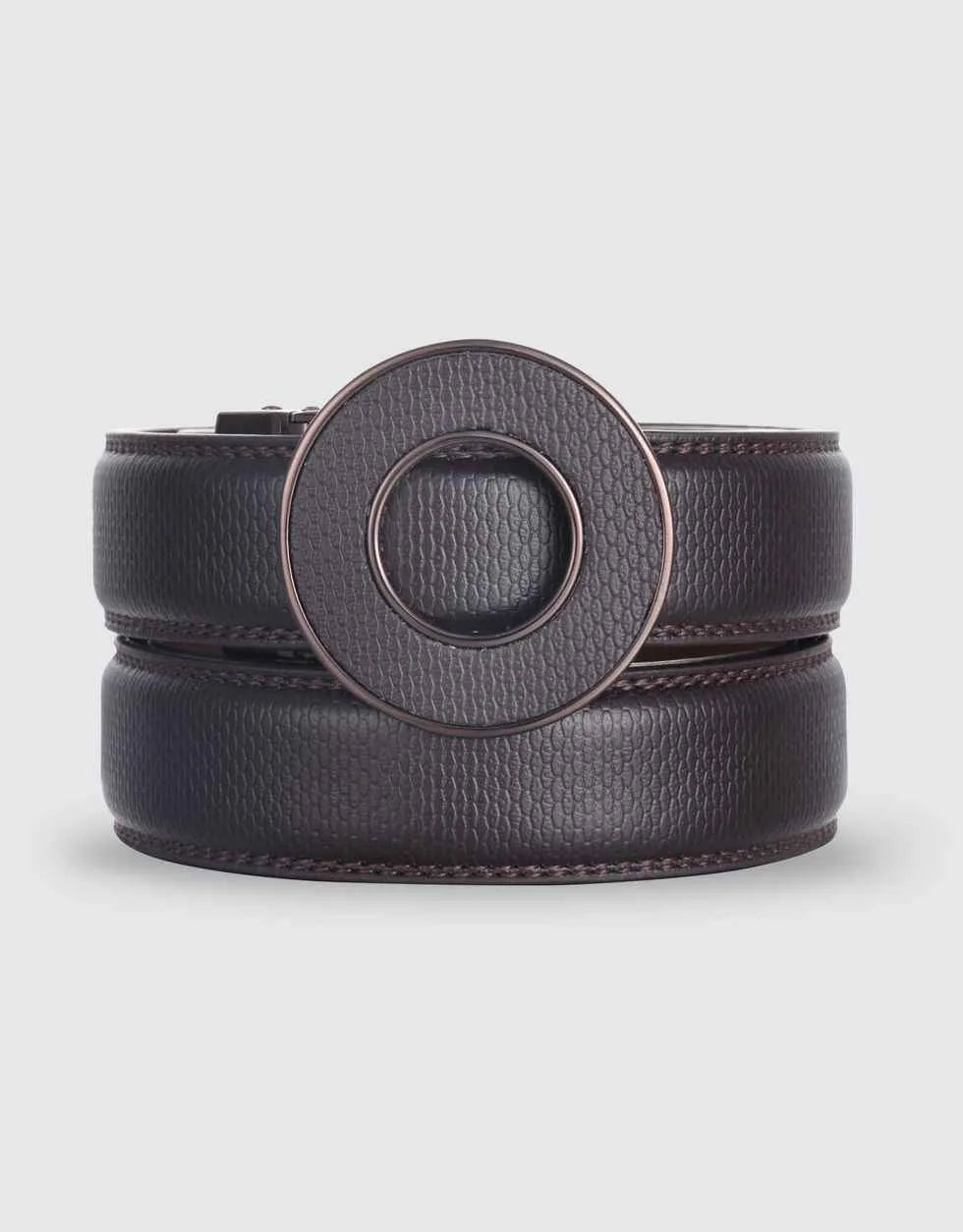 Spheroid Leather Ratchet Belt