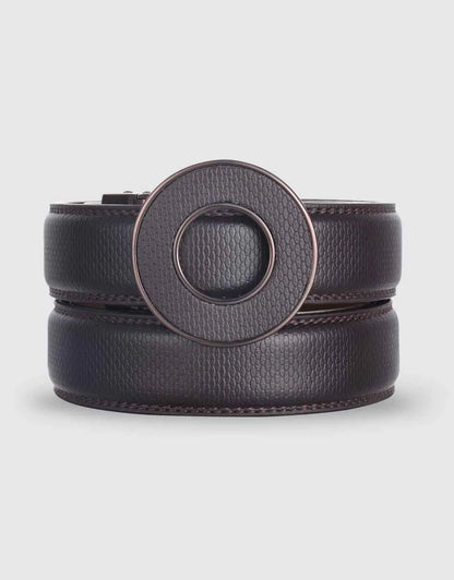 Spheroid Leather Ratchet Belt