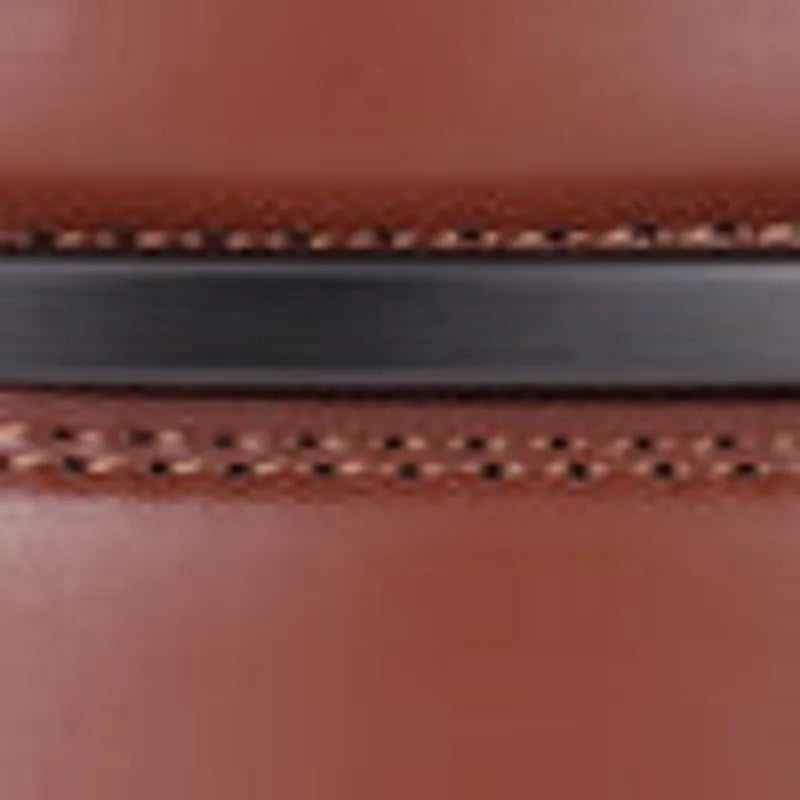 Horseshoe Leather Ratchet Belt