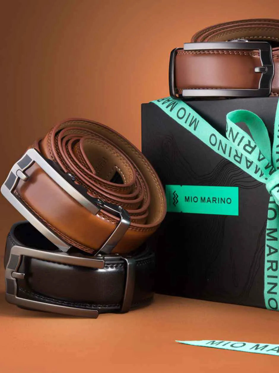 Paramount Leather Ratchet Belt