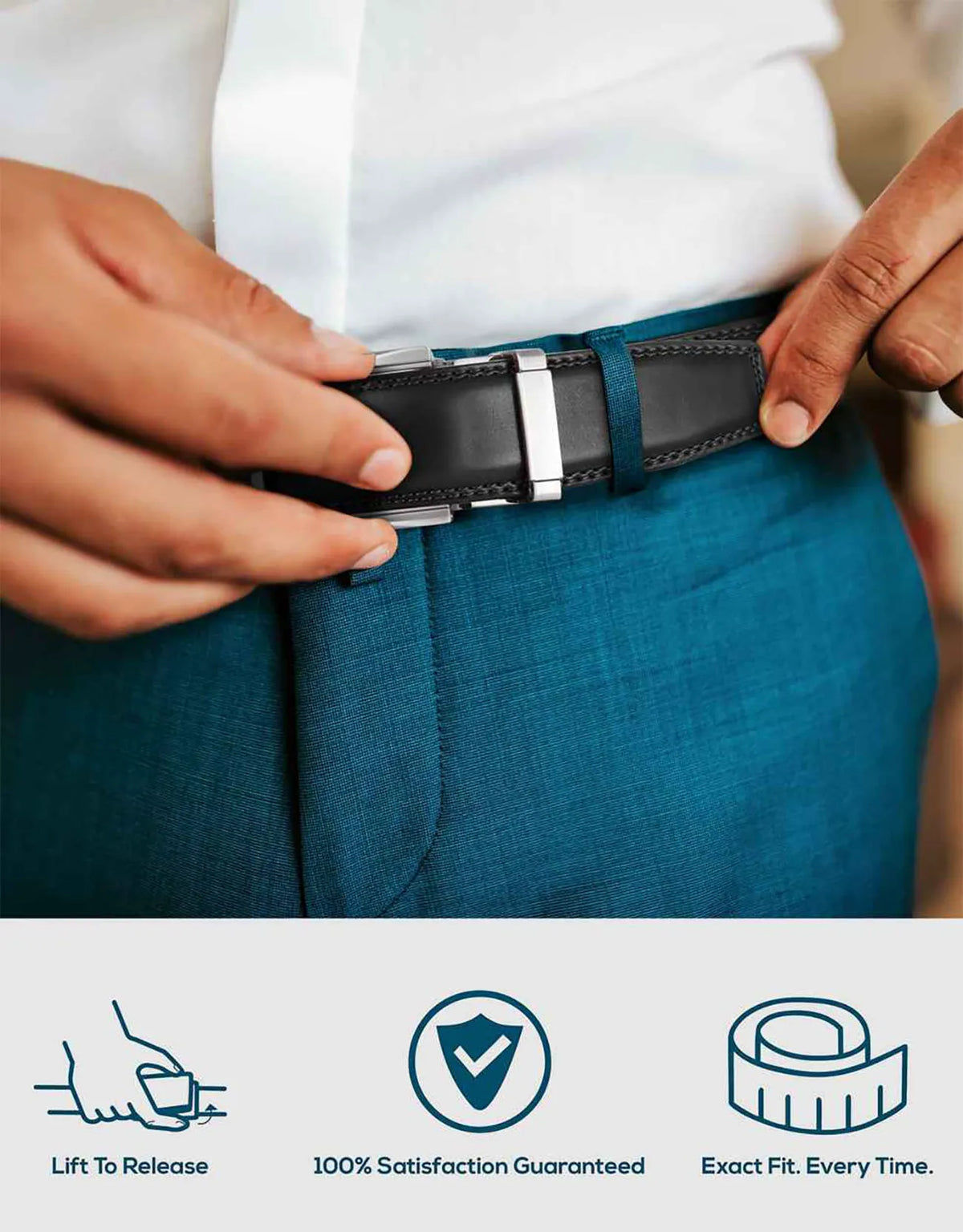 Paramount Leather Ratchet Belt