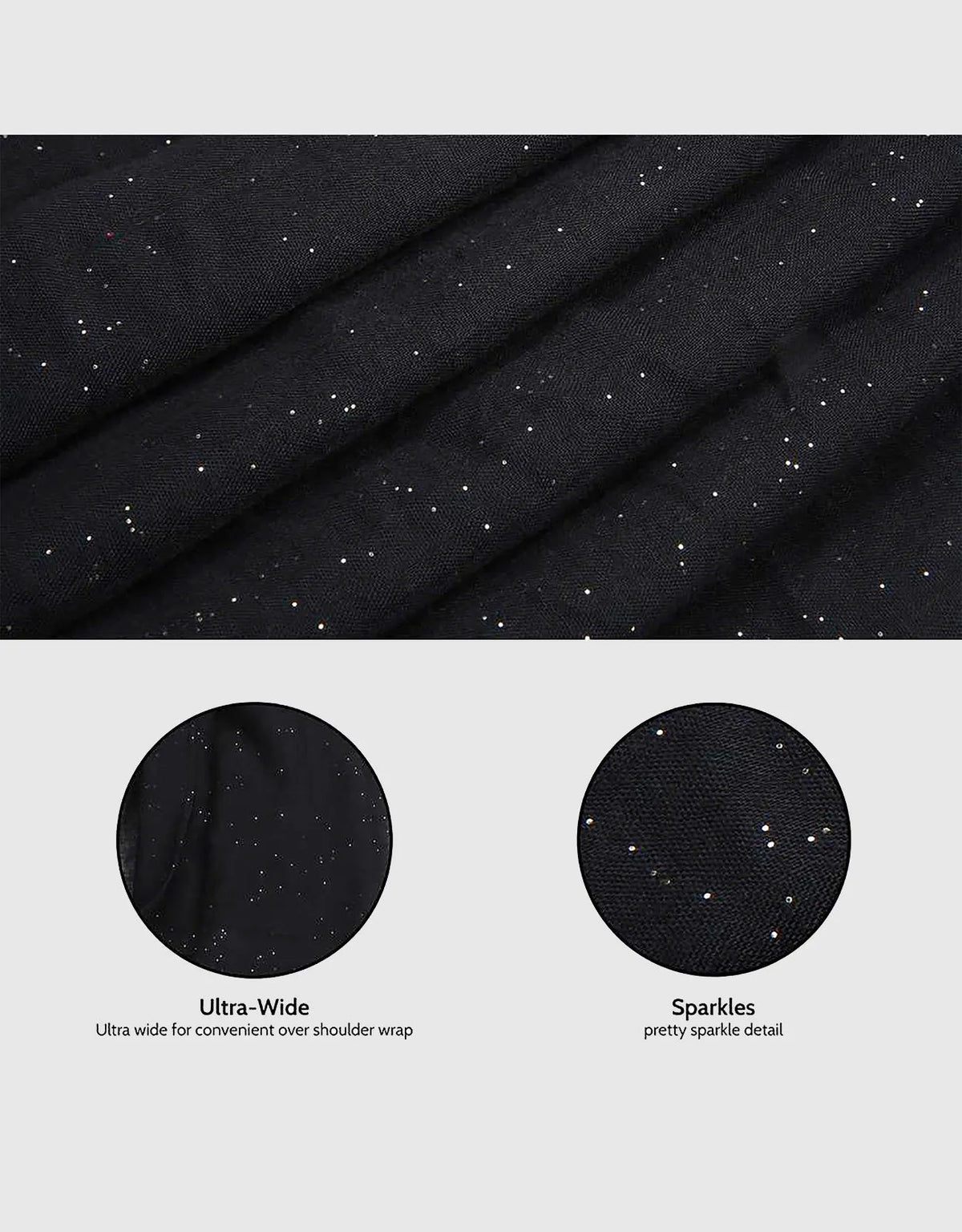 Women's lightweight Sparkle Spring Scarf