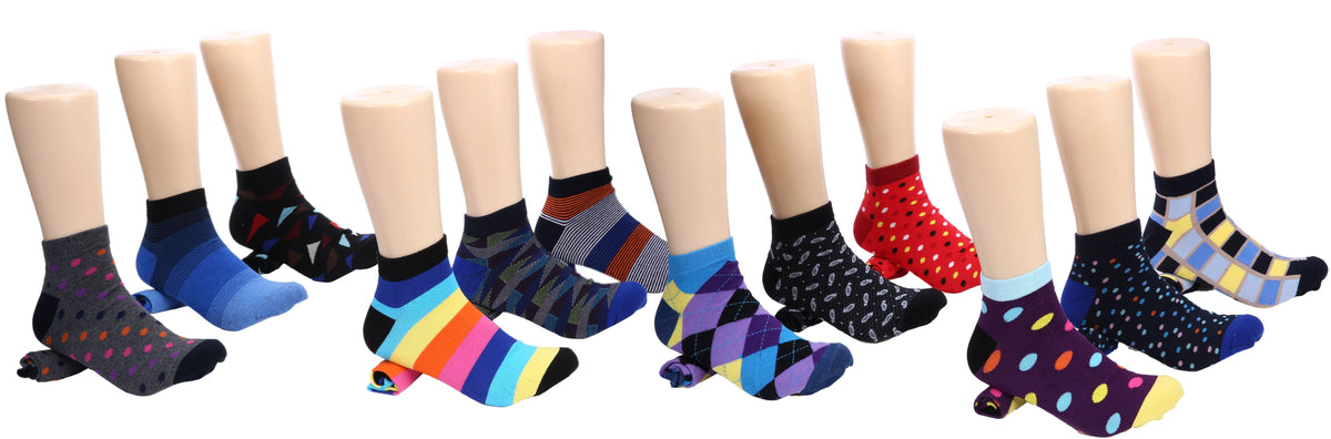 Bounce Dress Ankle Socks 12 Pack