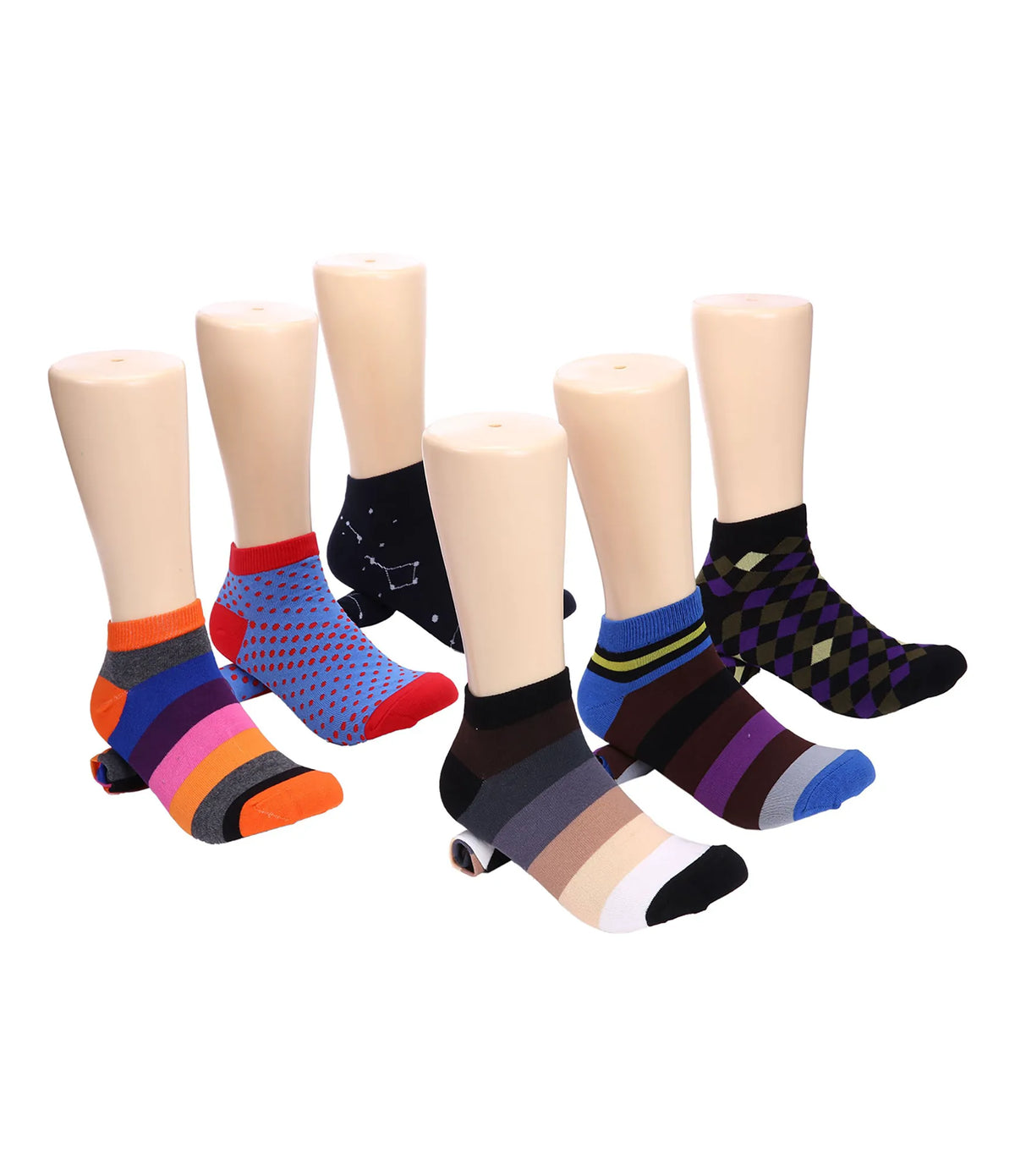 Forward March Dress Ankle Socks 6 Pack